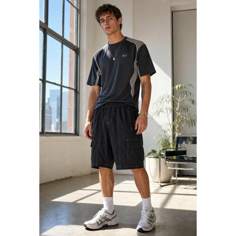 Cannondale Cycling Shorts Men's L Black Padded Bike‎ Riding MTB Cargo Athletic